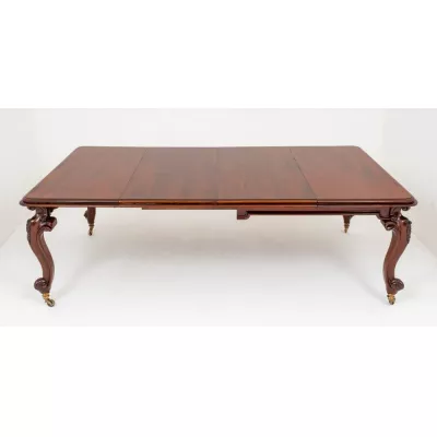 Hochwertiger Viktorianischer Mahagoni  Esstisch ausziehbar, antik 