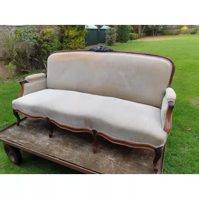 Palisander Rahmen Sofa Antik ca. 1880