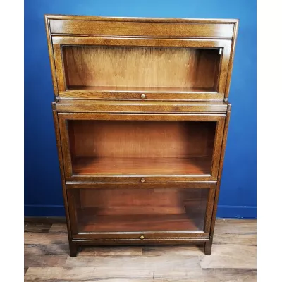 Eichen Globe  Wernicke Barristers Bücherregal um 1930