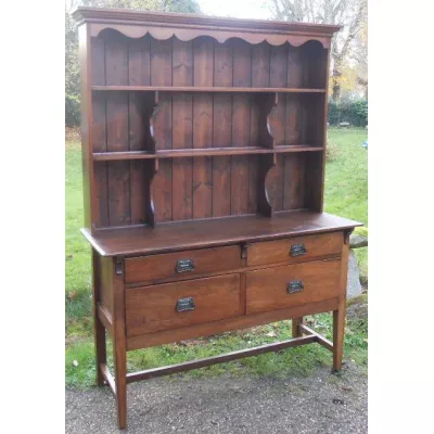 edwardian Bücherschrank / Kommode antik 