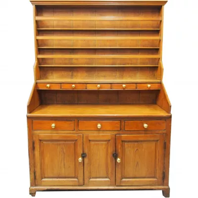 Schottische Kiefern Sideboard Dresserantik ca. 1870