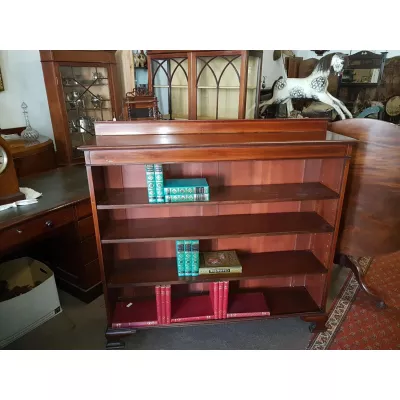 Edwardian offenes Bücherregal antik 