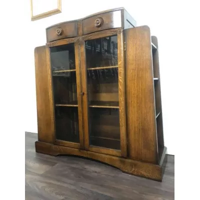 antiker Art Déco Bücherschrank 