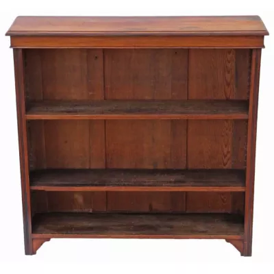 Antiker verstellbarer Bücherschrank Nussbaumholz ca. 1880