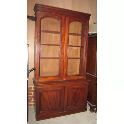 Mahagoni Bücherregal antik Massivholzschrank ca. 1870