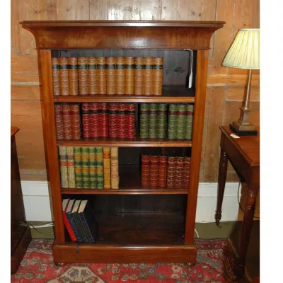 Mahagoni offenes Bücherregal Massivholzschrank antik ca. 1755