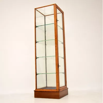 Antike Mahagoni Vitrine von f. maund & e. berg ca. 1880