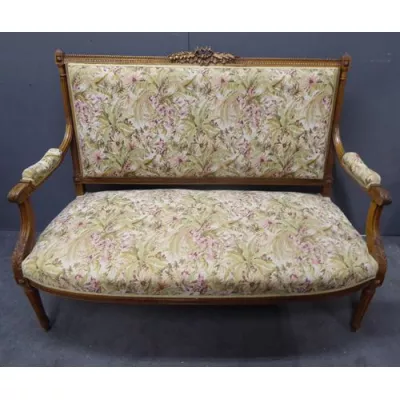 Louis XVI- Stil Antikes französisch geschnitztes Sofa ca. 1900