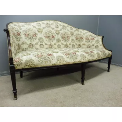 Antikes französisches Mahagoni Sofa Massivholzsofa ca. 1900