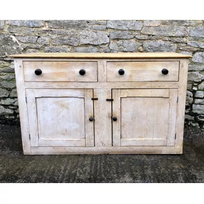 Kiefernholz Schrank Kommode Holzschrank antik ca. 1880