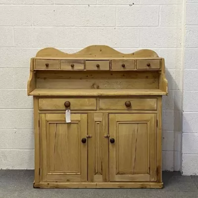 englisches antikes Kiefernlandhaus Sideboard/ Landhausschrank