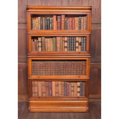 Globe Wernicke Eiche Bücherregal antik Massivholzregal ca. 1890