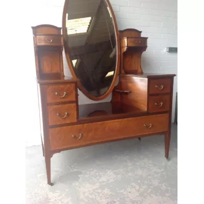 Antiker edwardianischer Schminktisch von 1905
