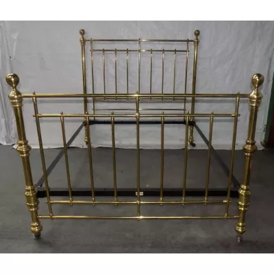 Klassisches antikes Messing Bettgestell Marple & Co ca. 1880
