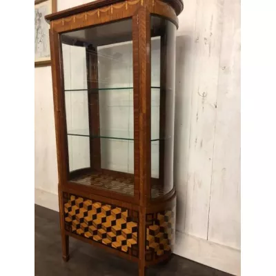 Ungewöhnliche antike französische Vitrine von 1910