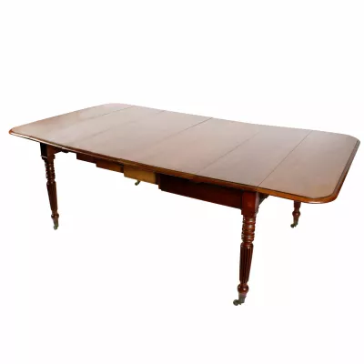 Regentschaft Esstisch antik Mahagoni Massivholztisch ca. 1830