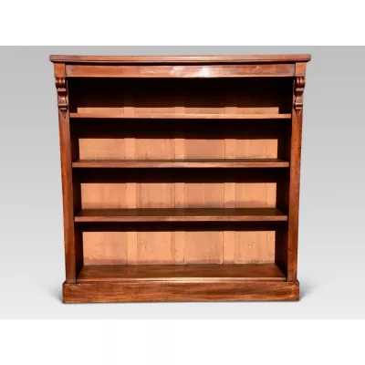 Mahagoni Bücherschrank Massivholz antik ca 1880