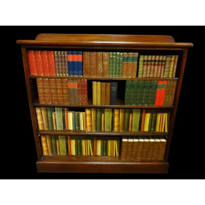 Nussbaum Bücherregal Massivholz antik ca 1880