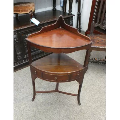 Gregorianischer Ecktisch aus Mahgoni