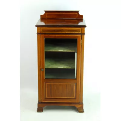 antiker Musikschrank Mahagoni Massivholz 1905