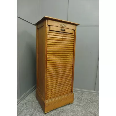 antiker Aktenschrank goldenes Eichenholz Massivholz 1910