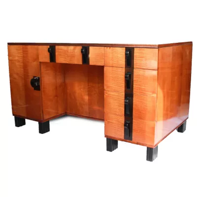 Antiker Art Deco Schreibtisch