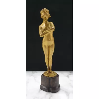Antike vergoldete Bronzeskulptur aus dem frühen 20. Jahrhundert