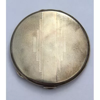 Antikes Art déco "Silver Compact" W.I. Broadway & Co, Birmingham 1920