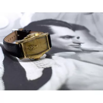 Antike Art Deco Herren Armbanduhr 