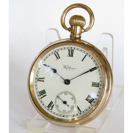 Vintage Waltham Taschenuhr aus den 1930er Jahren