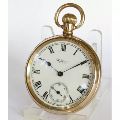 Vintage Waltham Taschenuhr aus den 1930er Jahren