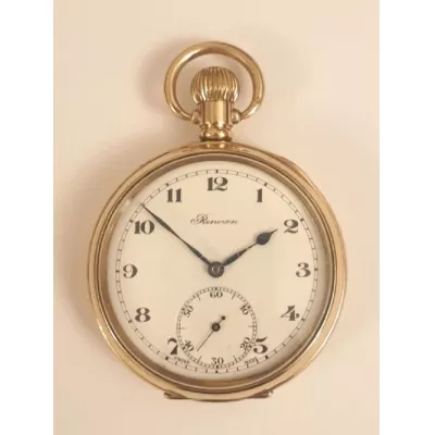 Schweizer vergoldete Taschenuhr von 1920