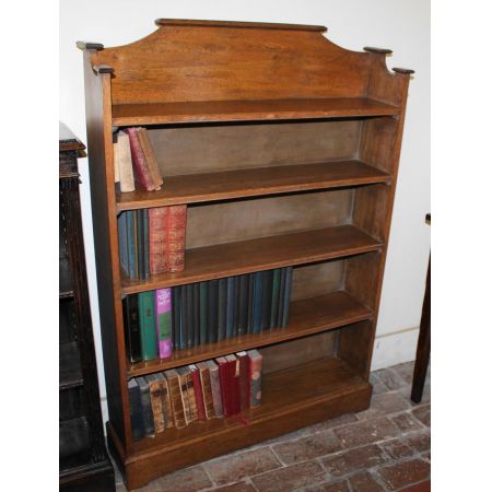 Antikes bookcase aus Eiche Massivholz 1910