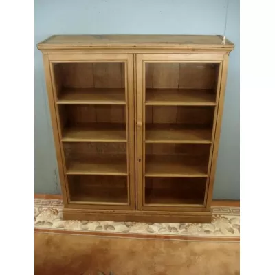 Antikes bookcase/Bücherschrank aus Kiefernholz Massivholz 19. Jahrhundert