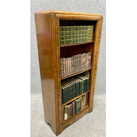 Antikes bookcase/Bücherschrank aus Nussbaumholz Massivholz 1930