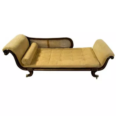  Antike Chaise Longue aus Faux Palisander