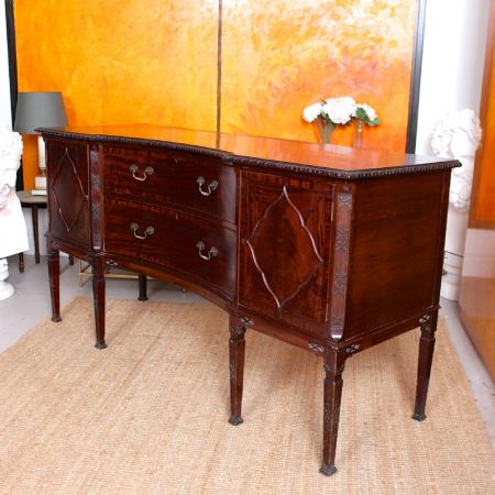 Antikes kubanisches Mahagoni Sideboard 