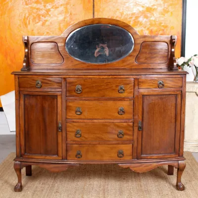 Antikes Sideboard im Arts & Crafts-Stil 1880