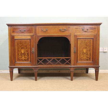 Antikes Chiffonier aus massivem Mahagoni edwardian