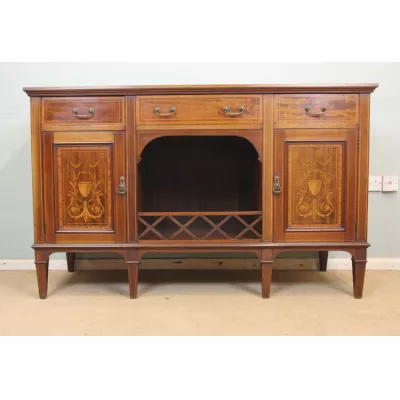 Antikes Chiffonier aus massivem Mahagoni edwardian