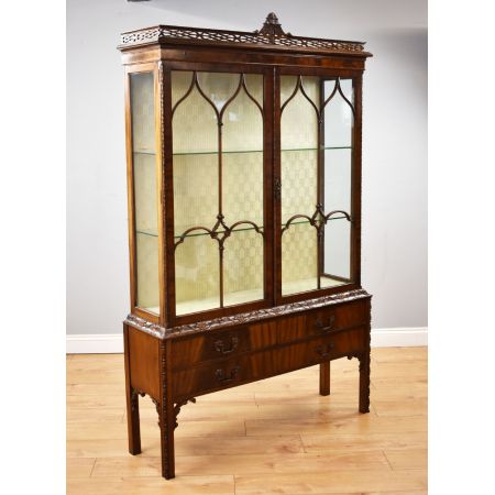 Chinesische Chippendale-Stil Vitrine