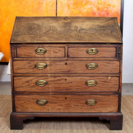 georgian bureau mahogany ca.1800 Jh.