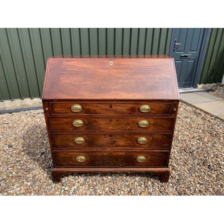 georgian mahogany bureau ca 1820 Jh.