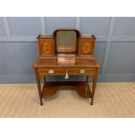 edwardian inlaid mahogany bonheur du jour ca. 1900 Jh.