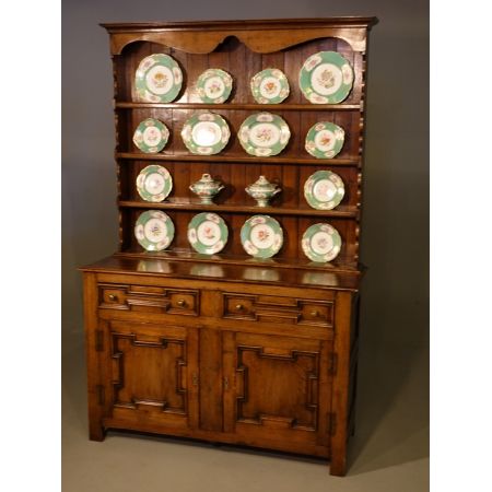 edwardian a very fine quality early 20th century jacobean style dresser and rack ca. 1920 Jh