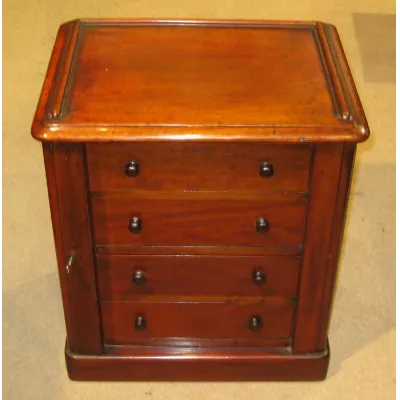 victorian mahogany bank of drawers 18. Jh.