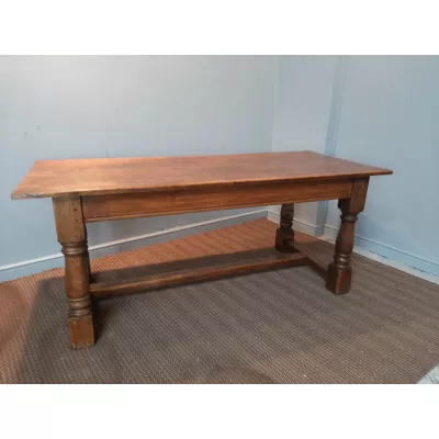 Antiker englischer Refectory Table, Eiche, ca. 1900