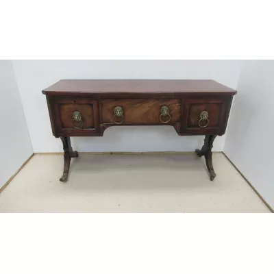 Antikes englisches Regency Sideboard aus Mahagoni Massivholz