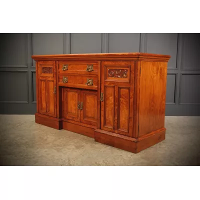 Engliches massives Pollard Eichenholz Sideboard von Thomas Turner