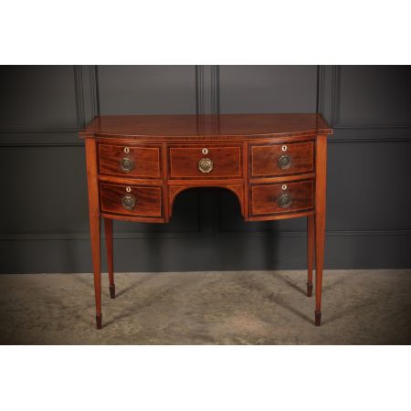 Englisches Bowfronted regency Sideboard aus massivem Palisander